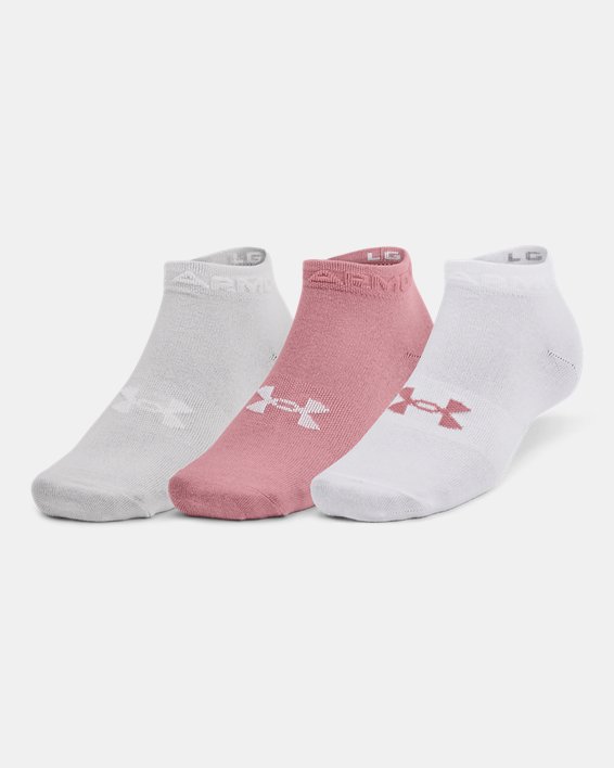 Unisex sokken UA Essential Low Cut - 3 paar, Pink, pdpMainDesktop image number 0